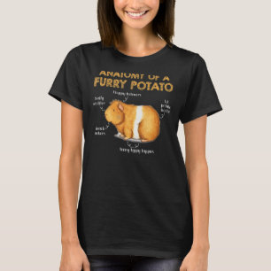 Camiseta Anatomía De Un Cerdo De La Patata De La Fosa