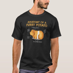 Camiseta Anatomía De Un Cerdo De La Patata De La Fosa
