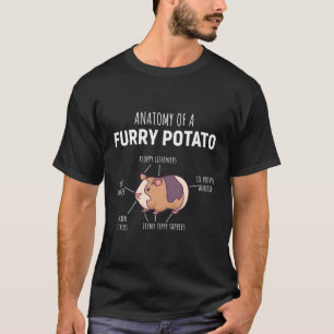 Camiseta Anatomía De Un Cerdo De La Patata De La Fosa