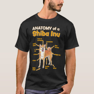 Camiseta anatomía de un chiíta inu para ella y él