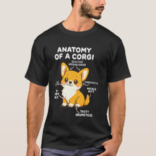 Camiseta Anatomía De Un Corgi