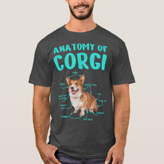 Camiseta Anatomía De Un Corgi, Regalos Para Los Amantes Del