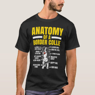 Camiseta Anatomía De Un Criador De Perros De Collie Fronter