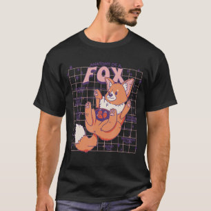 Camiseta Anatomía De Un Diseño De Fox Cute