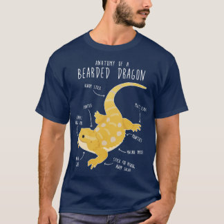 Camiseta Anatomía de un dragón con barba