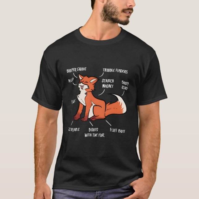 Camiseta Anatomía De Un Fox (Anverso)