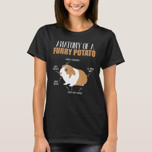 Camiseta Anatomía De Un Gráfico De Parodias Mascota De La P