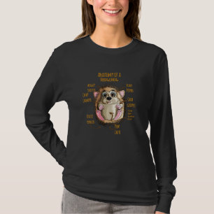 Camiseta Anatomía De Un Hedgehog Igell Body Parts Standelel