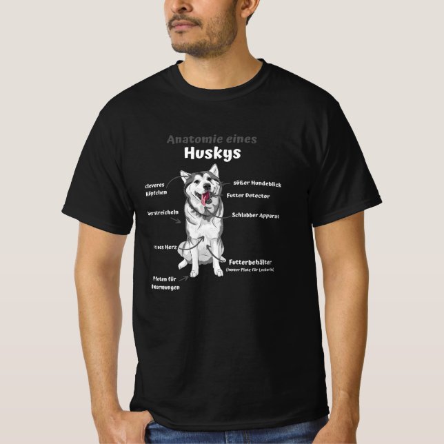 Camiseta Anatomía De Un Humilde Perro Cute Divertido Cachor (Anverso)