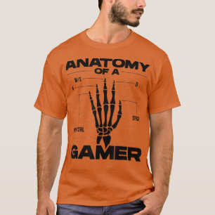 Camiseta Anatomía De Un Jugador De Videojuegos Jugador Gami