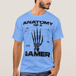 Camiseta Anatomía De Un Jugador De Videojuegos Jugador Gami
