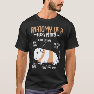 Camiseta Anatomía De Un Mascota Del Hogar De Cerdo De La Pa