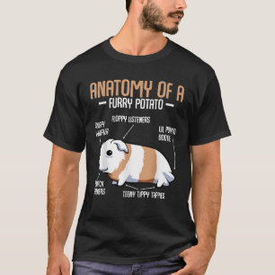Camiseta Anatomía De Un Mascota Del Hogar De Cerdo De La Pa