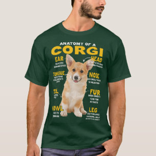 Camiseta Anatomía De Un Perro Honesto Corgi