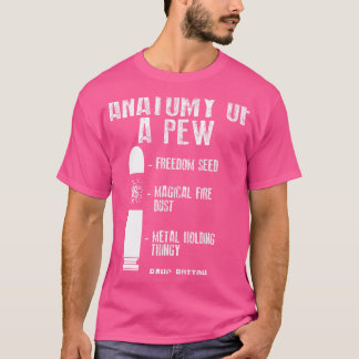 Camiseta Anatomía De Un Pew Gracioso Gi A Prueba De Bullet