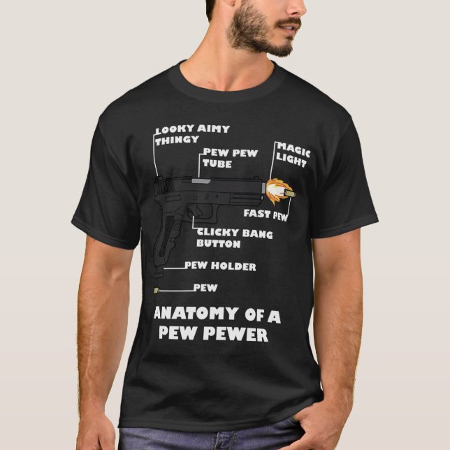 Camiseta Anatomía De Un Pew Pewer 2nd Adt Gun (Anverso)