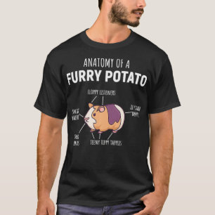 Camiseta Anatomía De Un Regalo De Amante De La Patata De Ce