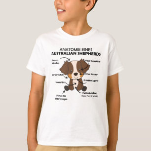 Camiseta Anatomía De Un Tejido Dulce Perros Graciosos