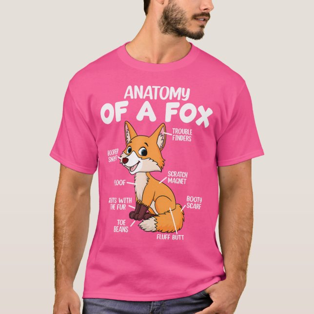 Camiseta Anatomía De Un Zorro (Anverso)