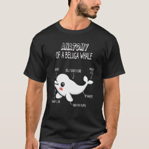 Camiseta Anatomía De Una Ballena Beluga Beluga