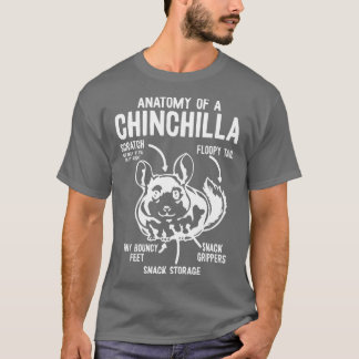 Camiseta Anatomía De Una Chinchilla Chinchillas