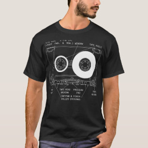 Camiseta Anatomía de una cinta cassette V2