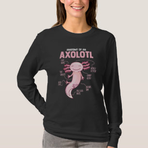 Camiseta Anatomía De Una Estructura Axolotl De Caminata Mex