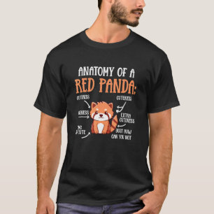 Camiseta Anatomía de una mancha teatral de la ciencia panda