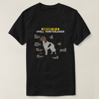 Camiseta Anatomía De Una Masía De Perro De La Raza Munsterl