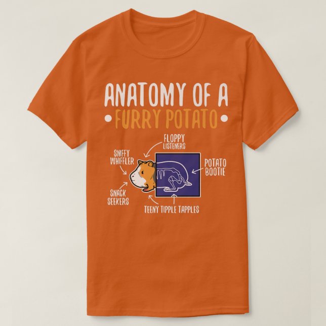 Camiseta Anatomía De Una Patata De Mugre (Diseño del anverso)