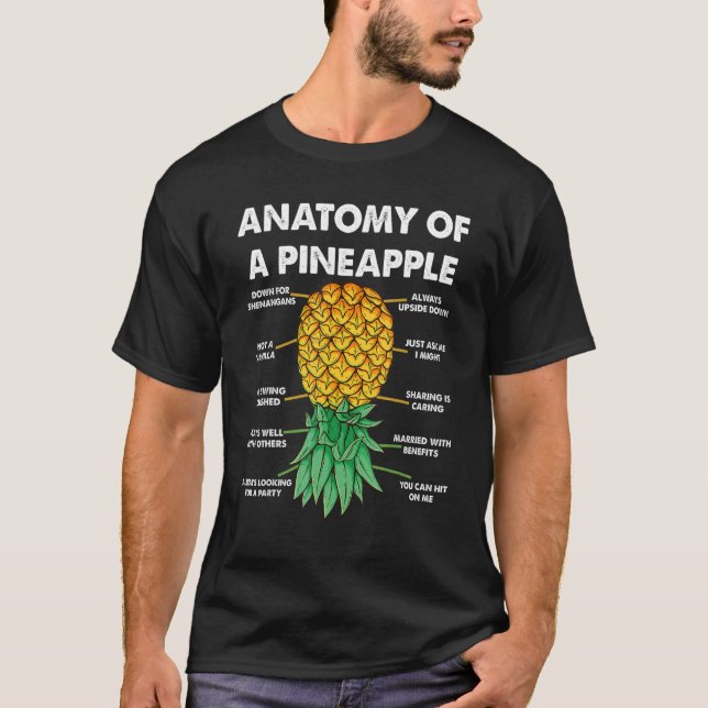 Camiseta Anatomía De Una Piña De Pineapela De Cervantes De  (Anverso)