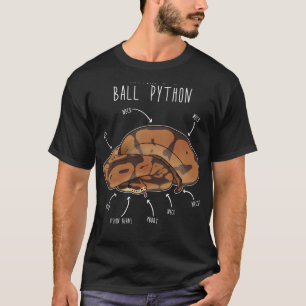 Camiseta Anatomía de una pitón bola