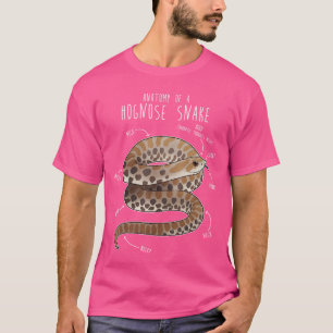 Camiseta Anatomía de una serpiente hocicuda divertida masco