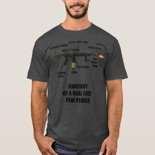 Camiseta Anatomía de una verdadera pistola de pinchos de a
