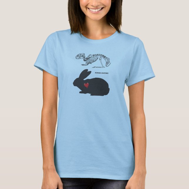 Camiseta Anatomía del conejito (Anverso)