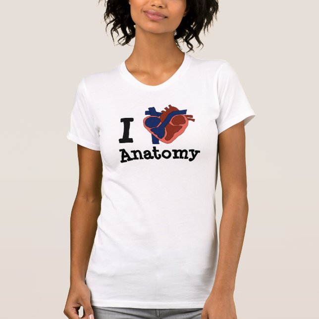 Camiseta Anatomía del corazón I (Anverso)