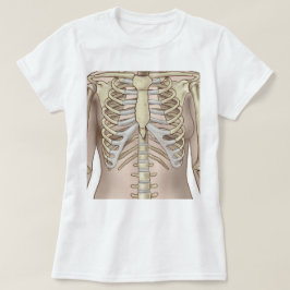 Camiseta Anatomía del esqueleto femenino Fuzzy Express®