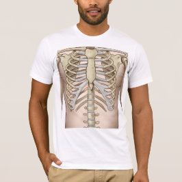 Camiseta Anatomía del esqueleto masculino Fuzzy Express®