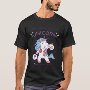 Camiseta Anatomía Del Ilustracion Unicornio Magi Inspirador