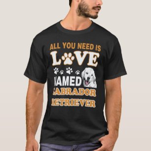 Camiseta Anatomía del Labrador de un perro retriever Labrad