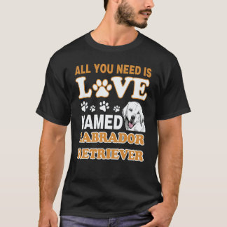 Camiseta Anatomía del Labrador de un perro retriever Labrad