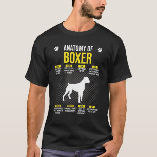 Camiseta Anatomía Del Perro Boxer
