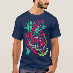 Camiseta Anatomía Del Regalo Del Corazón