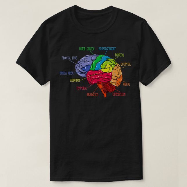 Camiseta Anatomía Del Regalo Neuroólogo Cerebro (Diseño del anverso)