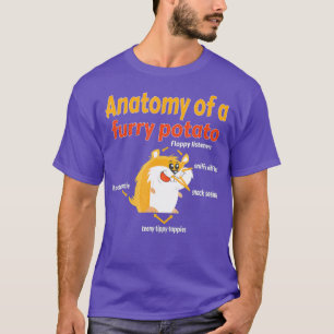 Camiseta Anatomía del tamaño de un niño de patata peluda