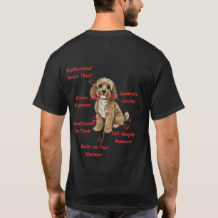 Camiseta Anatomía Divertida de Cockapoo - Regalo Único de S