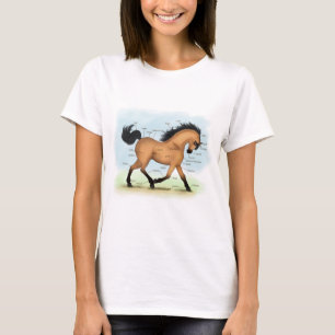 Camiseta Anatomía equina educativa de la piel de la piel d