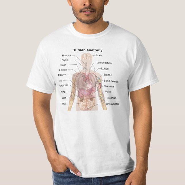 Camiseta Anatomía humana (Anverso)