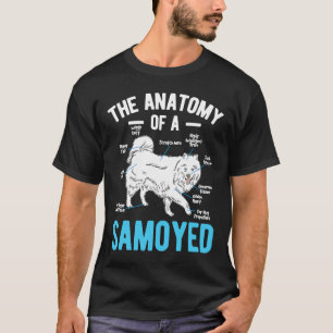 Camiseta Anatomía perro Samoyedo