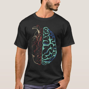 Camiseta Anatomía Salud Mental Cerebro Corazón Neurodiversi
